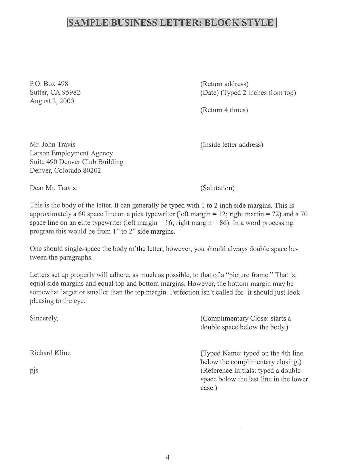 L&R Business Letter | Letter & Resume