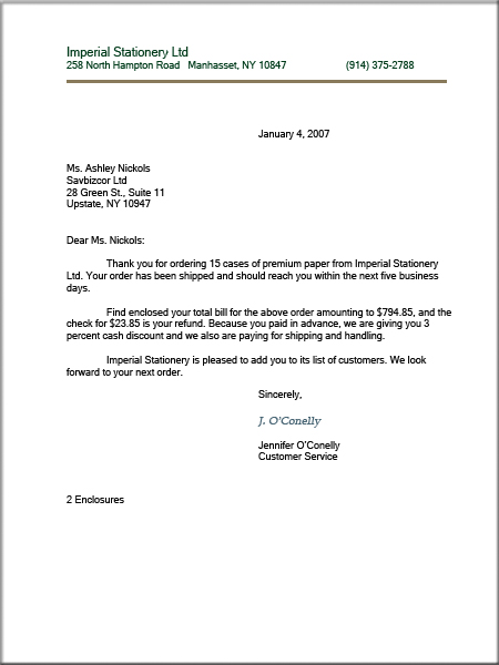 [L&R] Letter Format  Letter & Resume