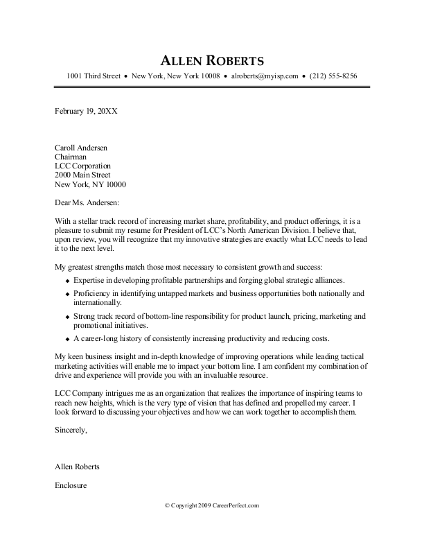 Cover Letter Examples 2