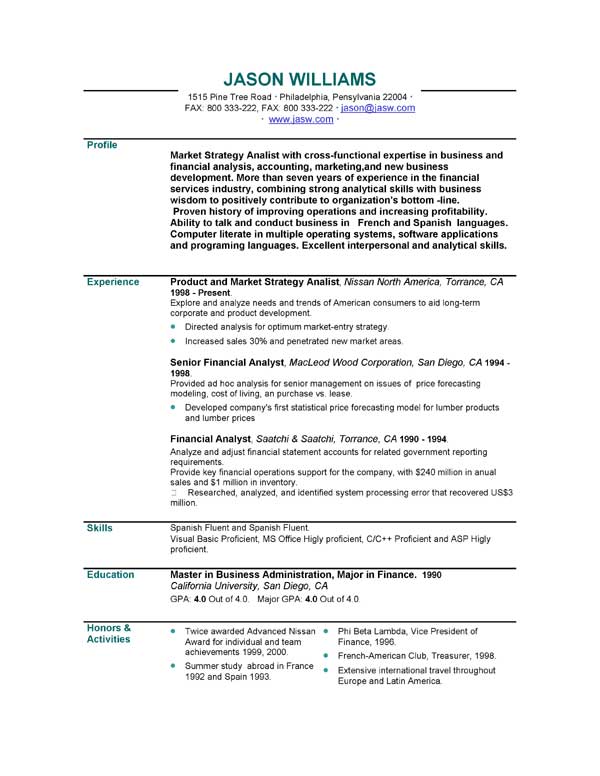 Internship cover letter components