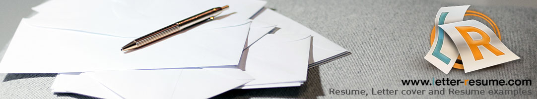 Letter & Resume