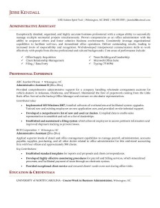 Administrative Assistant Resume - Letter & Resume